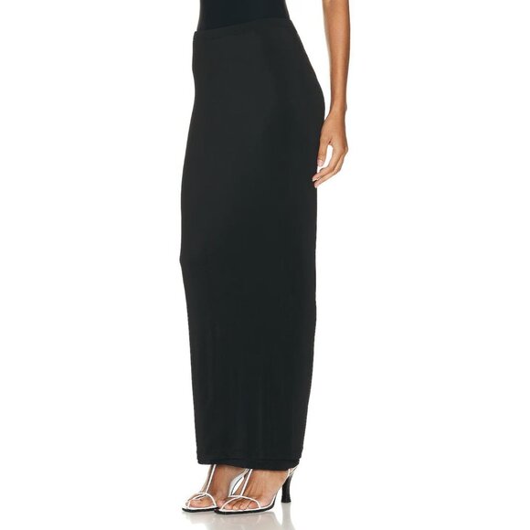 WARDROBE.NYC Layered Tube Skirt in Black Small New Womens Maxi Long - Picture 14 of 16